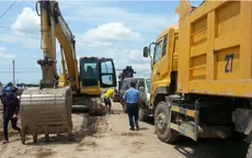 Giải thoát xe công vụ bị "nhốt" 4 ngày tại Thái Bình