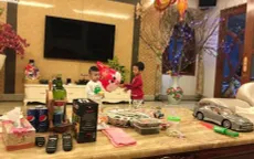 Vy Oanh khéo léo khoe không gian sống sang trọng của nhà chồng