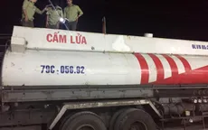 Bình Định: Tạm giữ 13.000 lít xăng vận chuyển trái phép