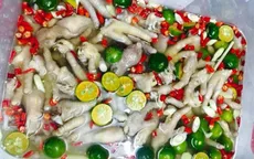 Cách làm chân gà chua ngọt nhâm nhi trong dịp Tết