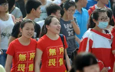 Cả làng tưng bừng tiễn chân sỹ tử đi thi đại học ở Trung Quốc