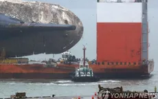 Hàn Quốc: Thử nghiệm đưa tàu Sewol lên mặt đất