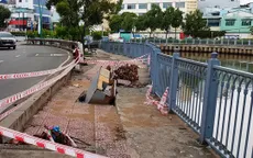 TP.HCM: “Hố tử thần” ven kênh Nhiêu Lộc gần 10 ngày chưa được khắc phục