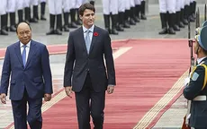 Thủ tướng Canada tới Hà Nội, thăm chính thức Việt Nam