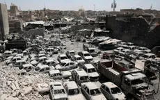 Thành phố Mosul (Iraq) đổ nát sau khi được giải phóng