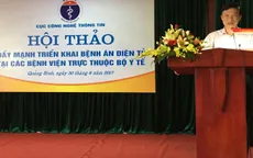 Triển khai bệnh án điện tử từ 1/1/2018