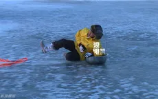 Lâm Chí Dĩnh gặp tai nạn trên sân băng