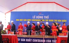 Động thổ nhà máy sản xuất container của tập đoàn TKV Hàn Quốc