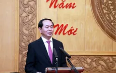 Chủ tịch nước Trần Đại Quang thăm và chúc Tết tại Ninh Bình
