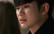 Kim Soo Hyun rơi lệ trong buổi công chiếu phim Real