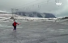 Italy dừng hoạt động trượt tuyết trên dãy Alps do nắng nóng