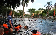 Cải tạo ao làng thành bể bơi