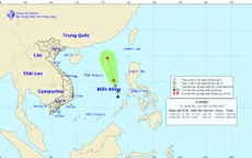 Áp thấp nhiệt đới trên Biển Đông có khả năng mạnh thêm