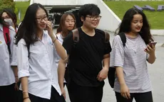 Thi THPT Quốc gia 2017: Các thí sinh hoàn thành môn Ngoại ngữ và bài thi tổ hợp KHTN
