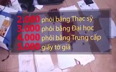Những con số giật mình trong đường dây làm giấy tờ giả tại Hà Nội