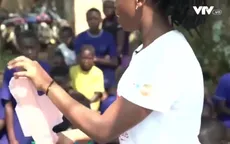 Băng vệ sinh từ bã mía - Giải pháp cho phụ nữ nghèo tại Uganda