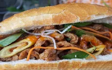 Thưởng thức món bánh mỳ kẹp chả cá chiên nóng vừa ngon, lại rẻ