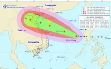 Bão số 10 tiếp tục mạnh thêm