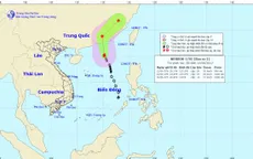 Bão số 1 cách Hong Kong (Trung Quốc) 280km về phía Đông Nam