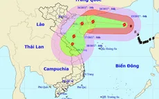 Bão số 11 tiến gần Vịnh Bắc Bộ