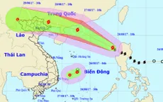 Bão số 7 di chuyển nhanh theo hướng Tây Bắc trong 24 giờ tới