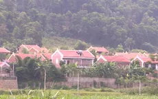 Khu biệt thự không phép tại Ba Vì vẫn hoạt động sau 1 năm thanh tra