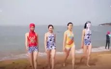 Độc đáo Facekini - Trang phục đi biển bảo vệ khuôn mặt