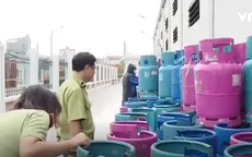 Hàng nghìn vỏ bình gas bị bán làm sắt vụn