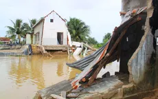 Bình Định khẩn trương hỗ trợ các gia đình có nhà sập do lũ