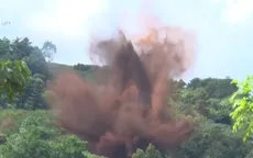 Quảng Trị: Hủy nổ thành công bom từ trường nặng 230kg