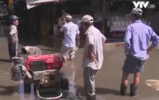 200 hộ dân TP.HCM loay hoay bơm nước chống ngập