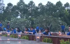 Tuổi trẻ Cần Thơ thắp nến tri ân anh hùng liệt sỹ