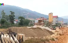 Thiếu nguyên liệu cát xây dựng ở các tỉnh miền Bắc