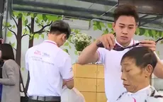 Mô hình cắt tóc miễn phí tại bệnh viện đầu tiên ở Hà Nội