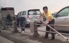 Đề nghị xử nghiêm tài xế “xé rào” né CSGT trên cầu Thanh Trì