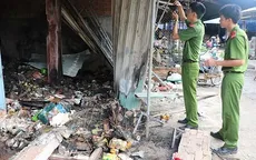 Quảng Ngãi: Cháy chợ Nghĩa Kỳ có thể do chập điện