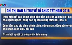 Chỉ thị của Ban Bí thư về tổ chức Tết năm 2018