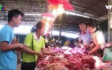 Giá thực phẩm tại Lào tăng do nhu cầu của người Việt