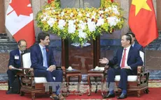 Chủ tịch nước Trần Đại Quang hội kiến Thủ tướng Canada Justin Trudeau