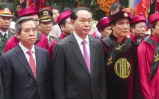 Chủ tịch nước Trần Đại Quang dâng hương tưởng nhớ các vị Vua Hùng