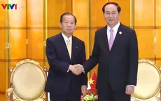 Chủ tịch nước tiếp Tổng Thư ký Đảng Dân chủ Tự do Nhật Bản