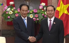 Chủ tịch nước Trần Đại Quang tiếp Tổng Giám đốc Tân Hoa xã
