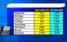 Từ 15/4, chuyển đổi mã vùng điện thoại cố định 23 tỉnh thành