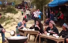 Ngất ngây cùng hương vị thắng cố của đồng bào H'Mông
