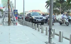 Hàng trăm trụ inox "ngang nhiên" trên vỉa hè Hà Nội