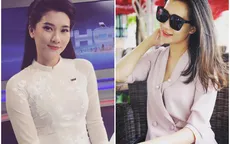 BTV Khánh Trang ghi điểm với gu thời trang thanh lịch, nữ tính