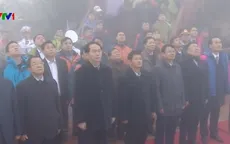 Chủ tịch nước dự Lễ thượng cờ trên đỉnh Fansipan