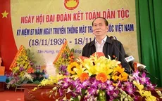 Chủ tịch nước dự ngày hội Đại đoàn kết dân tộc