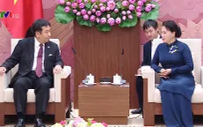 Chủ tịch Quốc hội tiếp Đoàn Đảng Dân tiến Nhật Bản