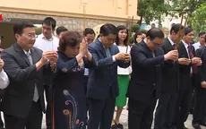 Lãnh đạo thành phố Hà Nội dâng hương tưởng niệm Tổng Bí thư Trần Phú